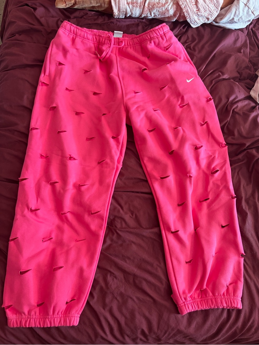 Jacquemus x Nike Pink Le Swoosh Sweatpants